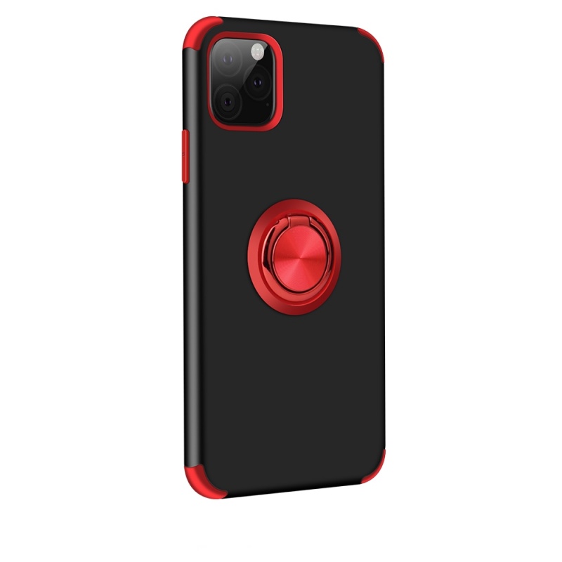 iPhone 11 Magnetic Ring Holder Cover BLACK/ RED